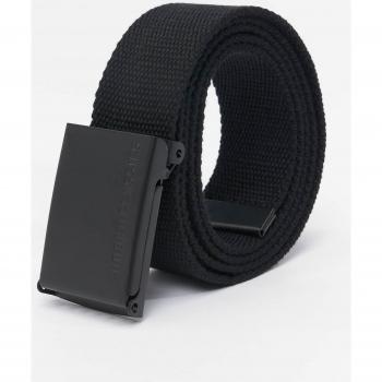 Urban Classics Unisex Black Canvas Belt