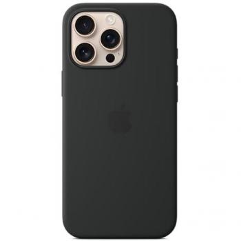 Funda de Silicona con MagSafe para iPhone 16 Pro Max - Negro