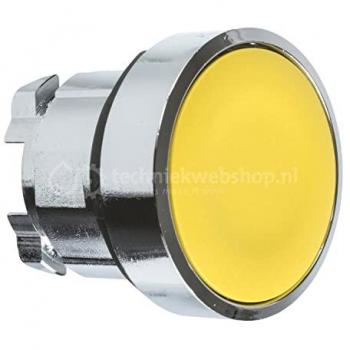 Cabezal de luz piloto Schneider Electric ZB4BH05, tipo pulsador, elemento frontal Harmony XB4, diámetro 22 mm, color naranja, función enclava