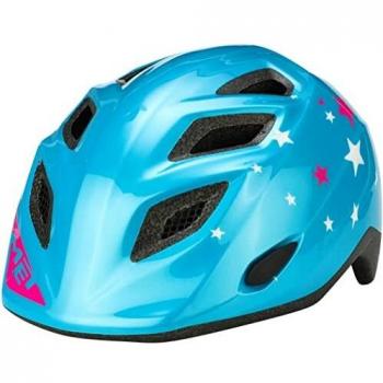 730148var - Casco de Bici para niño con Estampado Junior Genio Color AZU Brillo Talla 52-57