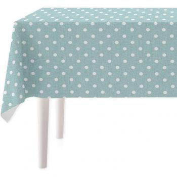 Mantel resinado Dot azul - Protector de mesa impermeable y antimanchas