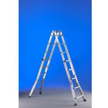 Escalera Ind.Mult Tijera 6,25Mt 12+12 Telesc Alu Eplus Svelt