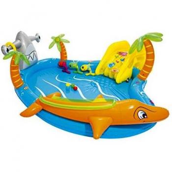 Bestway Inflatable Kids Water Play Center - Sea Life Paddling Pool with Multiple Activities
