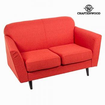 Divanetto 2 posti abbey rosso - Love Sixty Collezione by Craften Wood