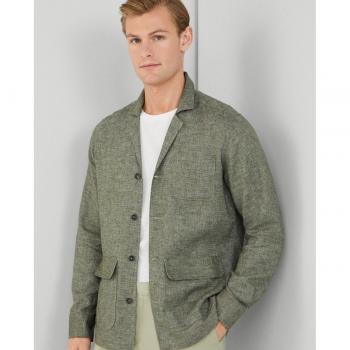 Sobrecamisa Jaspeada verde Hackett London