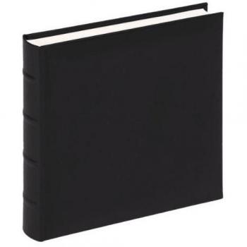 Walther Design FA-371-B álbum de Fotos Classic, 60 páginas Blancas, 26 x 25 cm, con Cuero Artificial, Negro