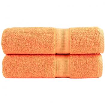 Toallas de mano SOLUND 2 unidades naranja 50x100 cm 600 gsm