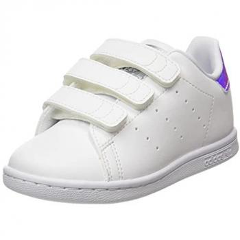 Zapatillas Adidas Stan Smith CF C para niños en color blanco
