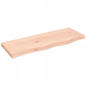 Estante de pared Muro Shelch 80 x 30 x (2-4) cm de madera maciza de roble sin tratar