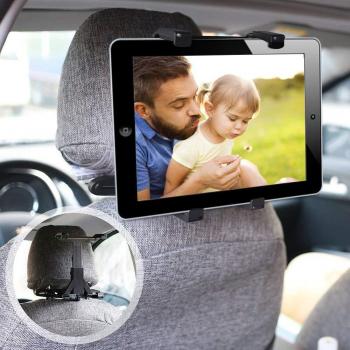 ieGeek Soporte Tablet Coche, Soporte Reposacabezas, Apoyo 360 Rotación, Soporte para Tablet para,Compatible con iPad 2/3/4 / Mini/DVD, Samsung Galaxy Tab y Tableta de 7-12 Pulgadas