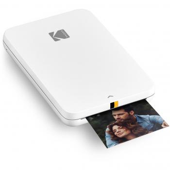 Impresora fotográfica instantánea portátil Kodak Step Slim blanca