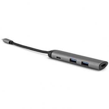Verbatim 49140 USB-C Hub / Docking Station USB 3.2 Gen 1 (3.1 Gen 1) Type-C Silver