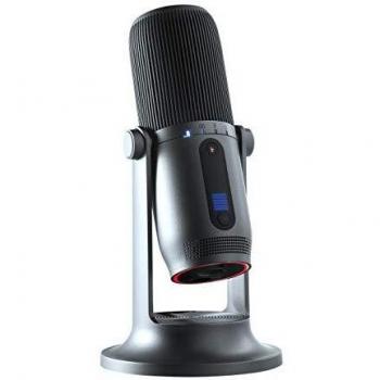 Micrófono USB de Estudio Thronmax M2G con Soporte, 48 kHz, Color Gris