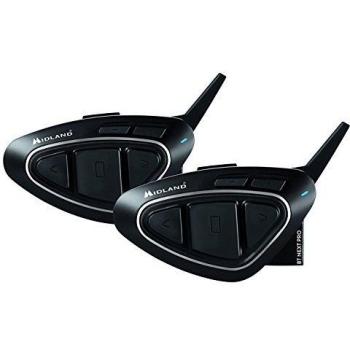 Midland C1222.01 Intercomunicadores Moto, Negro, Set de 2