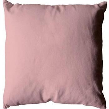 Cojín Desenfundable de Algodón Natural 60 x 60 cm Color Rosa Viejo