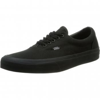 Vans Unisex Adults Era Classic Canvas Low-Top Trainers, Black
