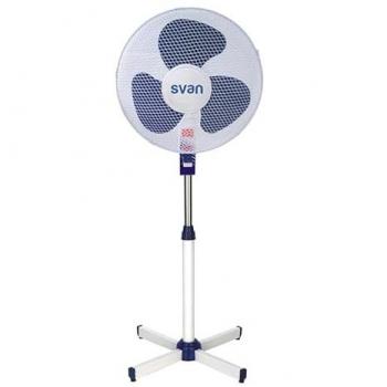 Ventilador de Pie Svan SVP401600OVBA 40W Blanco-Azul, 3 en 1, 3 Velocidades, 3 Aspas