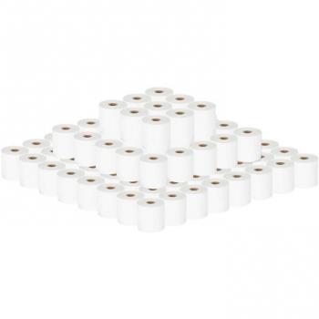 Pack 100 rollos papel térmico sin BPA 57x57mm