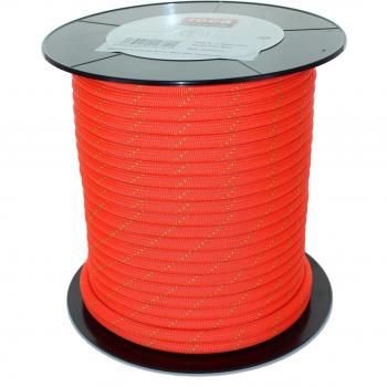 FixeRoca Cuerda Auxiliar 9 mm  - Cuerda escalada auxiliar, color naranja neón, 100 m