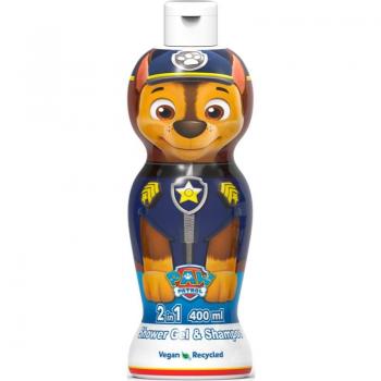 Nickelodeon Paw Patrol 2-in-1 Shower Gel & Shampoo for Children - Chase, 400 ml
