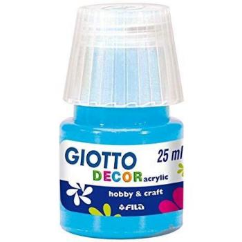 Giotto 6un Guache Liquido Decor Acrilico 25ml Azul Celeste /