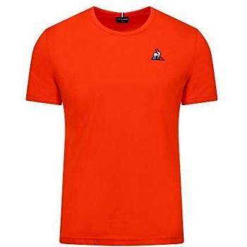 Le Coq Sportif ESS tee SS N°3 M Camiseta, Hombre, Orange, L