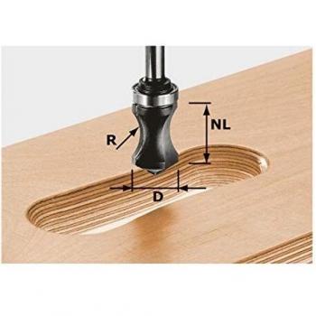 Fresa para listón de agarre HW S8 R16/NL32