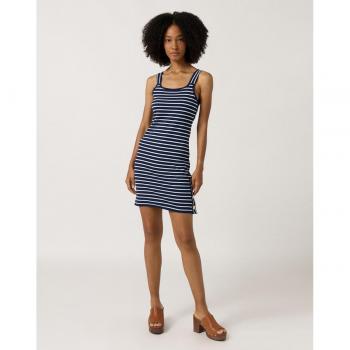 Naf Naf - Vestido corto de punto a rayas con estampado