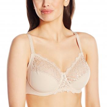 Caresse Full Support Underwire Bra by Simone Pérèle in Beige, Size 40E