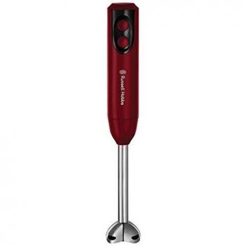 Russell Hobbs 18976-56 Desire - Batidora de mano, acero inoxidable, 400 W, vaso de 0,5 l incluido, color rojo y negro