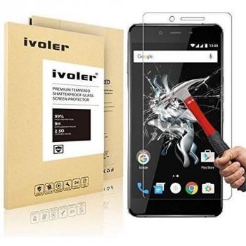 ivoler Protector de Pantalla para Oneplus X, Cristal Vidrio Templado Premium