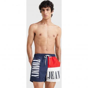 Bañador Archive Marino Tommy Jeans - Bañador bermuda de hombre con diseño colorblock