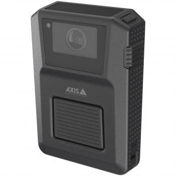 Cámara Corporal Inalámbrica Axis W120 - 1080p, 4G, Wi-Fi, Bluetooth 5.1, Flash de 64 GB, Negro