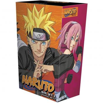 Naruto Box Set 3: Volumes 49-72 with Premium