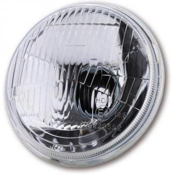 Inserto H4 de 5 3/4 pulgadas con luz de estacionamiento y vidrio en relieve