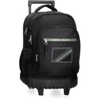 Mochila con ruedas Pepe Jeans Alton negro