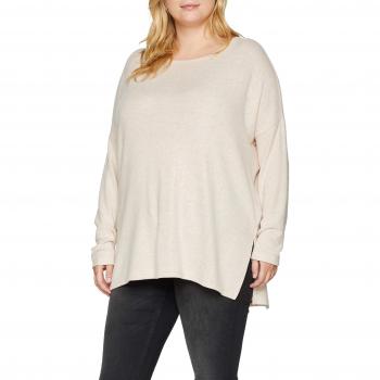 ONLY Carmakoma Carindia L/s O-Neck Pullover, suéter para Mujer, Rosa