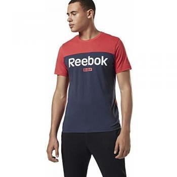 Reebok Te Bl SS tee Camiseta, Hombre, rebred, 2XL