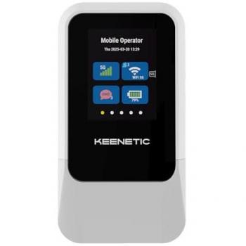 Keenetic Roamer 5G Router Móvil WiFi 6 Doble Banda con Batería de 4000 mAh