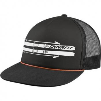 Gorra Dynafit Graphic Trucker Negro y Blanco