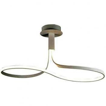 Lámpara de techo LED integrada Nur blanco 1 bombilla 45cm