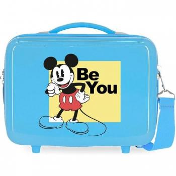 Neceser Infantil ABS Mickey Be You Adaptable Azul Claro 9L Disney
