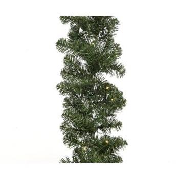 Guirnalda de Luces LED Lumineo Imperial Nevada Intermitente 50 LEDs 270x12 cm Blanco Cálido