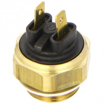 Interruptor de temperatura para ventilador de radiador HELLA 6ZT 007 800-011, 12V, con conector de 2 pines, contacto normalmente abierto