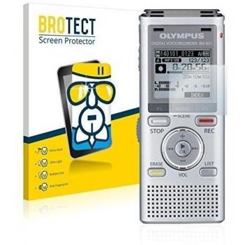 BROTECT Protector Pantalla Cristal Híbrido Compatible con Olympus WS-831 Protector Vidrio - [Dureza 9H, Anti-arañazos]