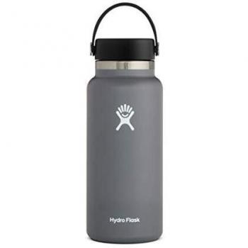 Hydro Flask 32 Oz (946 Ml) Wide Mouth Bottle - Unisex, Dgy, Stone