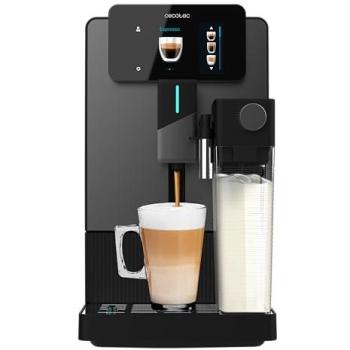 Cafetera Superautomática Cecotec Cremaet Latte Touch 1,1 L 19 Bares con Tanque de Leche y 12 Bebidas