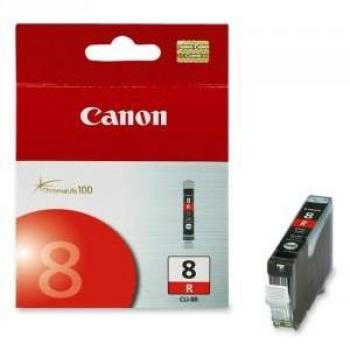 Canon CLI-8R Cartucho de Tinta Original Rojo 13 ml para Impresoras Pixma/Pro 9000, Referencia 0626B001