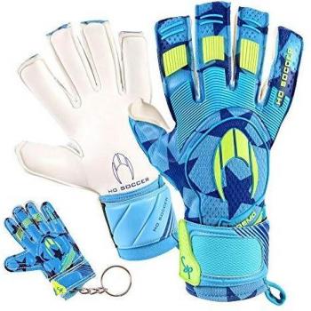 HO Soccer SSG Supremo II RN Special Guantes de Portero, Unisex Adulto, Azul/Lima, 6