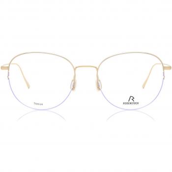 Rodenstock R7131 D Gafas Recetadas para Hombre Dorados 52 Lentes